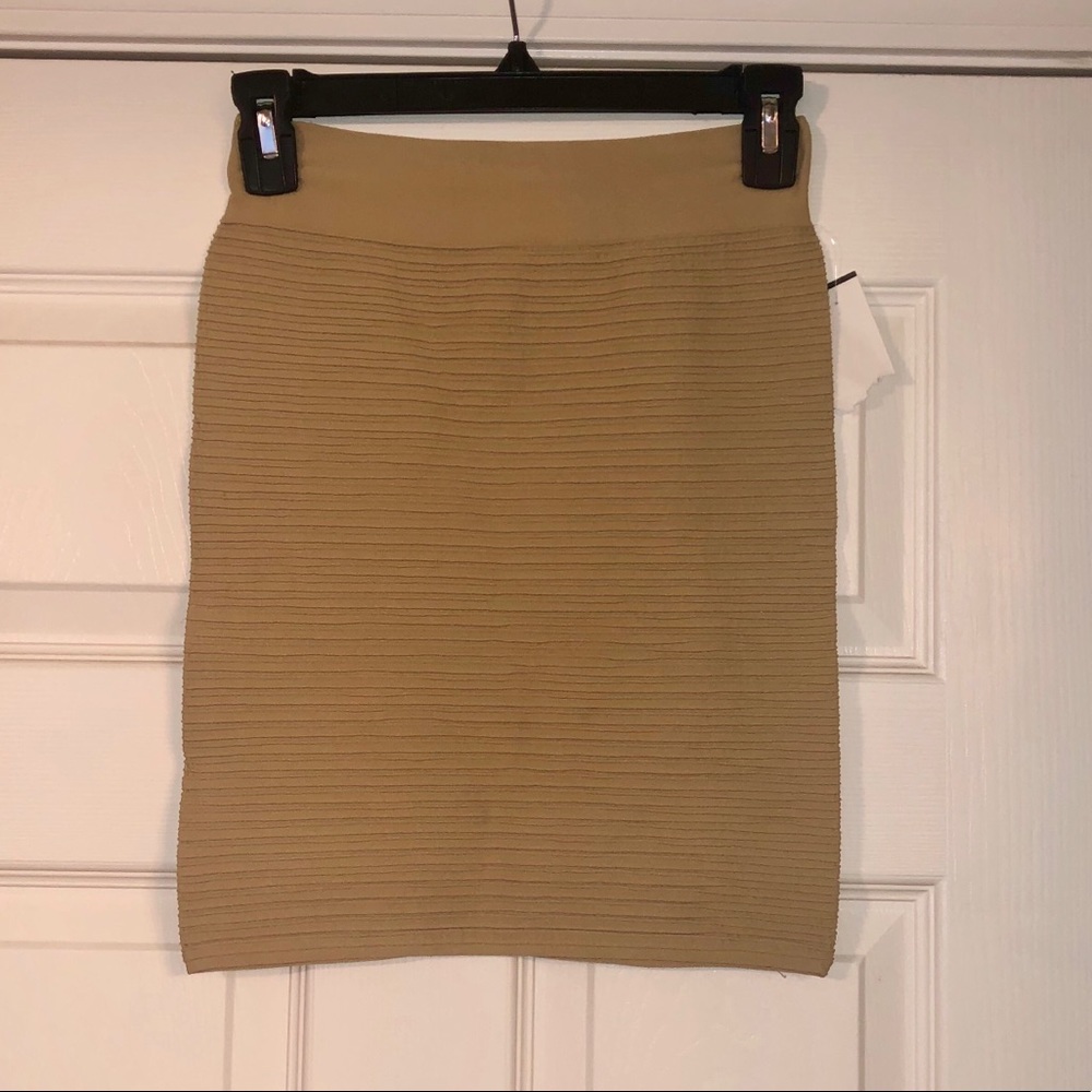 Taupe bandage skirt OS by Mu.S.A NWT